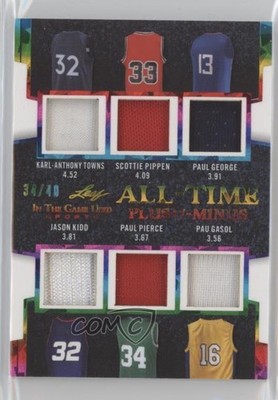 2024 Leaf ITG Used Sports Rainbow Holo Foil 34/40 Karl-Anthony Towns HOF uk2