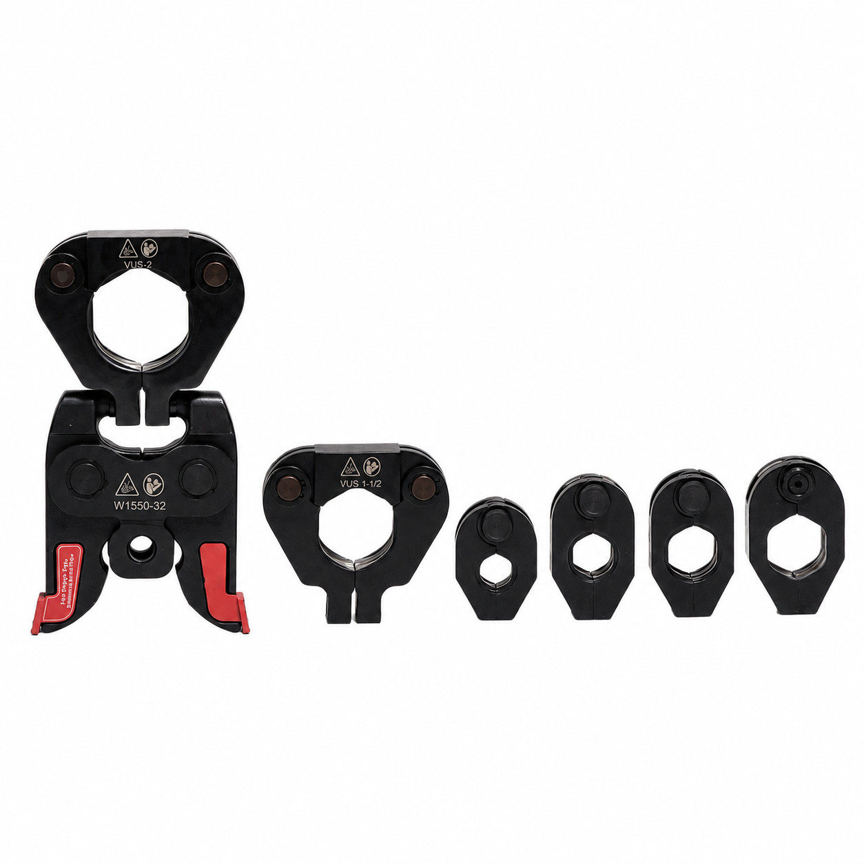 1/2''-2'' 6 Press Ring & 1 Jaw CTS-V Pivoting Press ring kit for MILWAUKEE M18