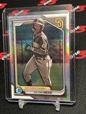 2024 Bowman Chrome Dillon Head REFRACTOR /499 SD Padres Baseball BCP-109
