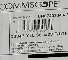 Commscope CS34P 23/4P Cat6 F/UTP WebTrak Shie...