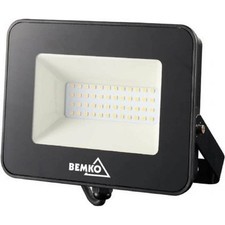 Bemko LED-SMD-Flutlicht Strahler 30 W 5000 K 2400 lm IP65 Schwarz Klein Handlich