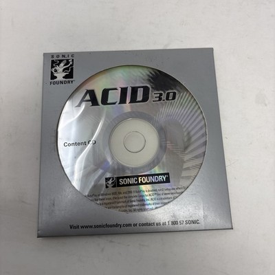 Sonic Foundry Acid DJ 3.0 Music Editing Windows CONTENT CD ONLY