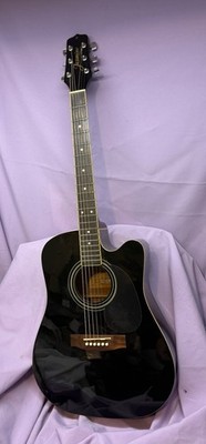 Jasmine By Takamine Acoustic/Electric Guitar Transparent Black Model ES-31  C