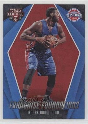 2016 Panini Totally Certified Franchise Foundations Red /199 Andre Drummond 1k5