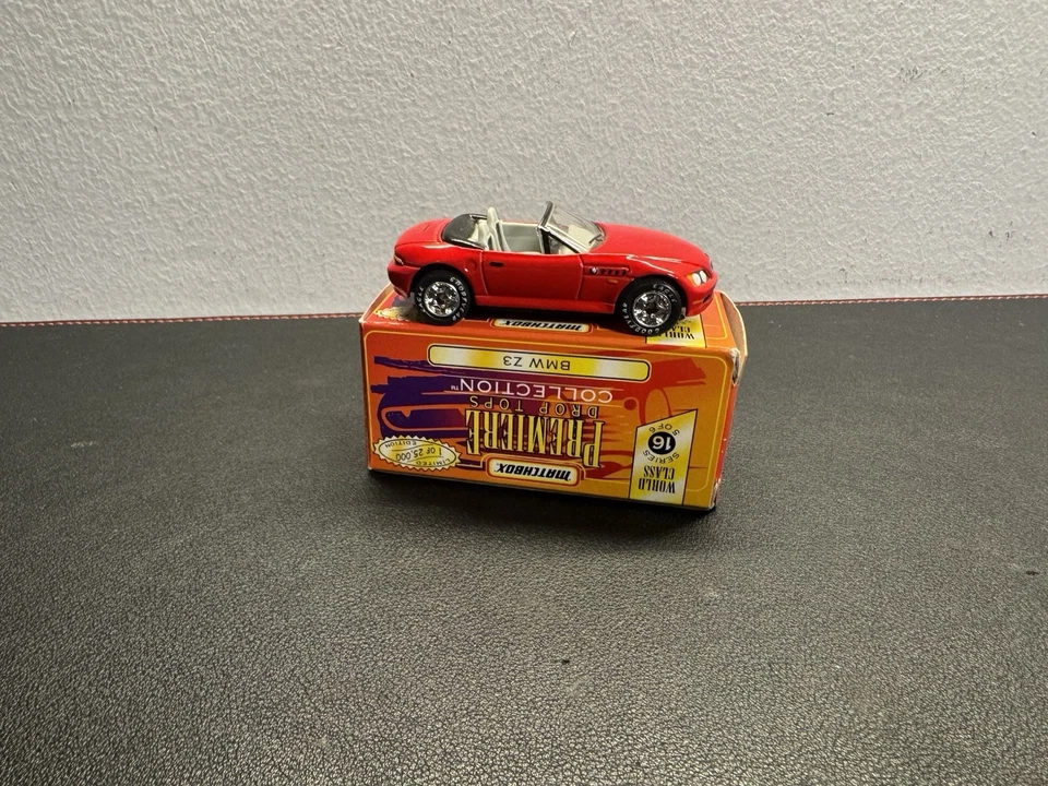 Matchbox Premiere Collection Drop Tops Series 16 BMW Z3 Red Convertible - Image 2 of 4