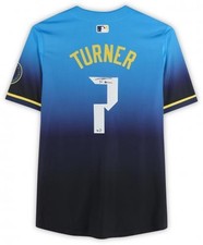 Framed Trea Turner Philadelphia Phillies Signed Blue City Connect Limited Jersey