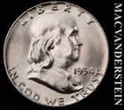 1954 Franklin Half Dollar- Choice Gem Brilliant Uncirculated+++ Luster #K574