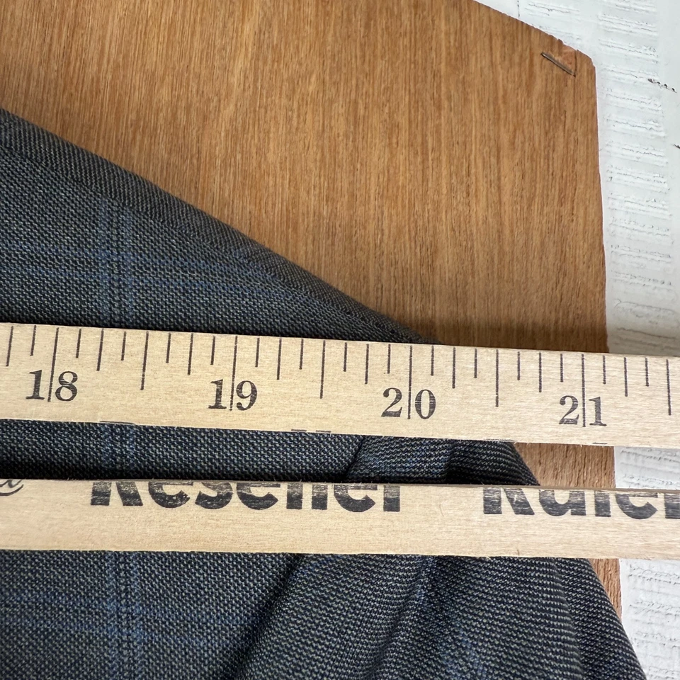 Мужской блейзер Ermenegildo Zegna 48 л с серым окном на 3 пуговицах камвольный Super 100s - Изображение 4 из 4