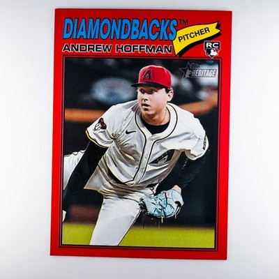 2026 Topps Heritage #211 Andrew Hoffman Red Bordered RC
