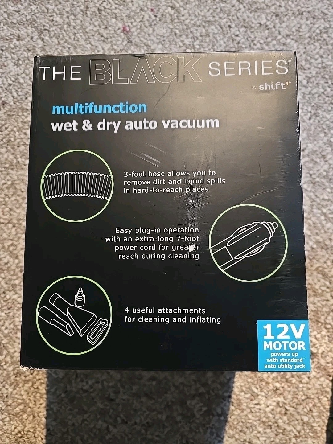 Shift3 Wet & Dry Auto Vacuum The Black Series Merchsource