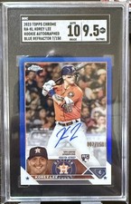 2023 Topps Chrome Korey Lee Blue Refractor RC Auto 007/150 SGC 9.5 Astros