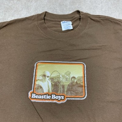 Vintage Beastie Boys T Shirt Mens XL Brown 100% Cotton Sparkle | eBay