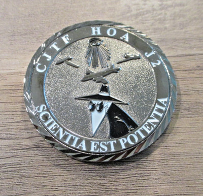 Combined Joint Task Force Africa J2 Intelligence CJTF-HOA Challenge Coin v1