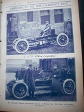 1903 GORDON BENNETT pre-race photos Owen and Winton (both American):: magazine 6