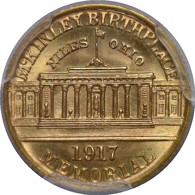 1917 $1 McKinley Gold Commemorative PCGS MS-67 - Image 3 of 3