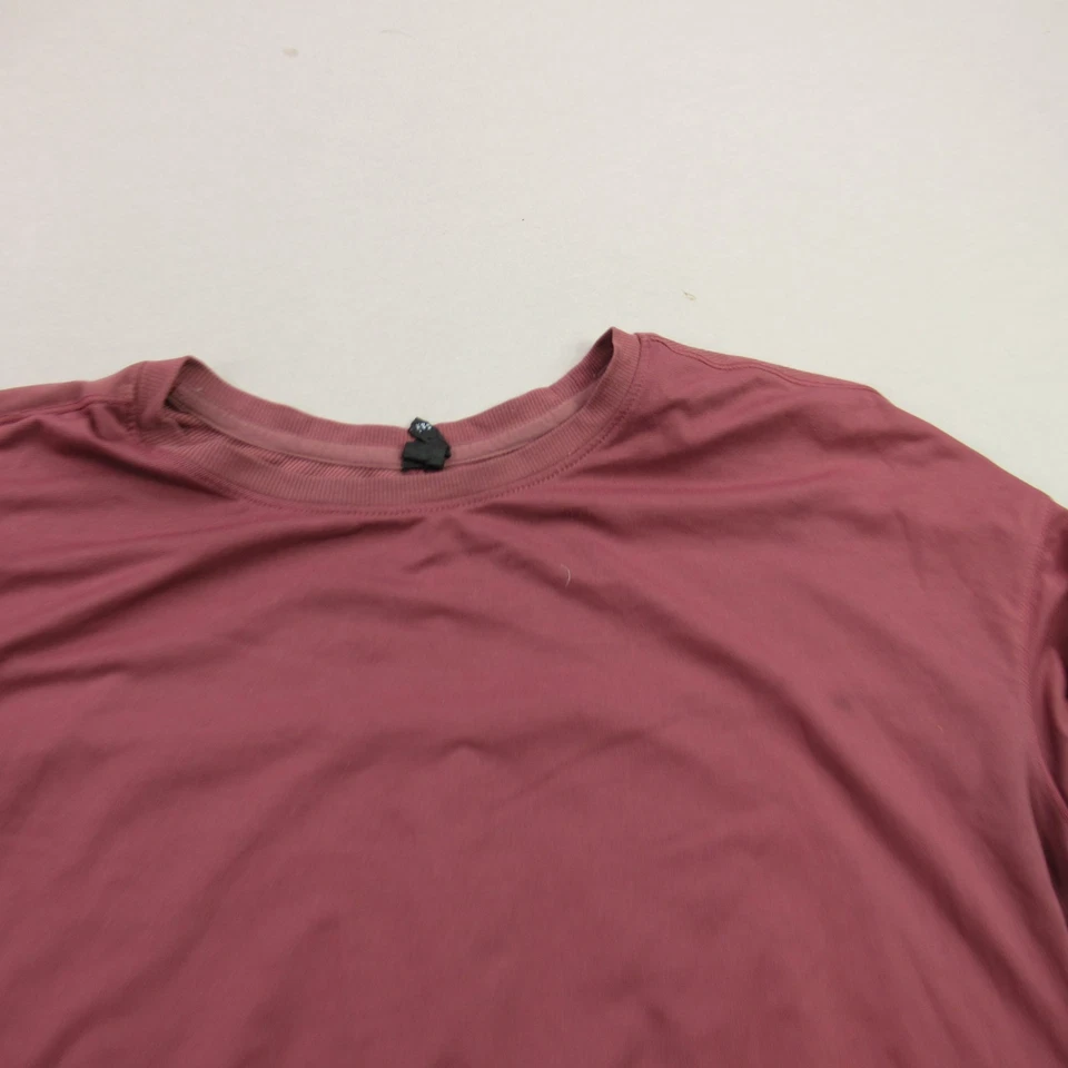 Рубашка женская North Face большая розовая с длинным рукавом легкий вырез лодочкой - Изображение 2 из 4