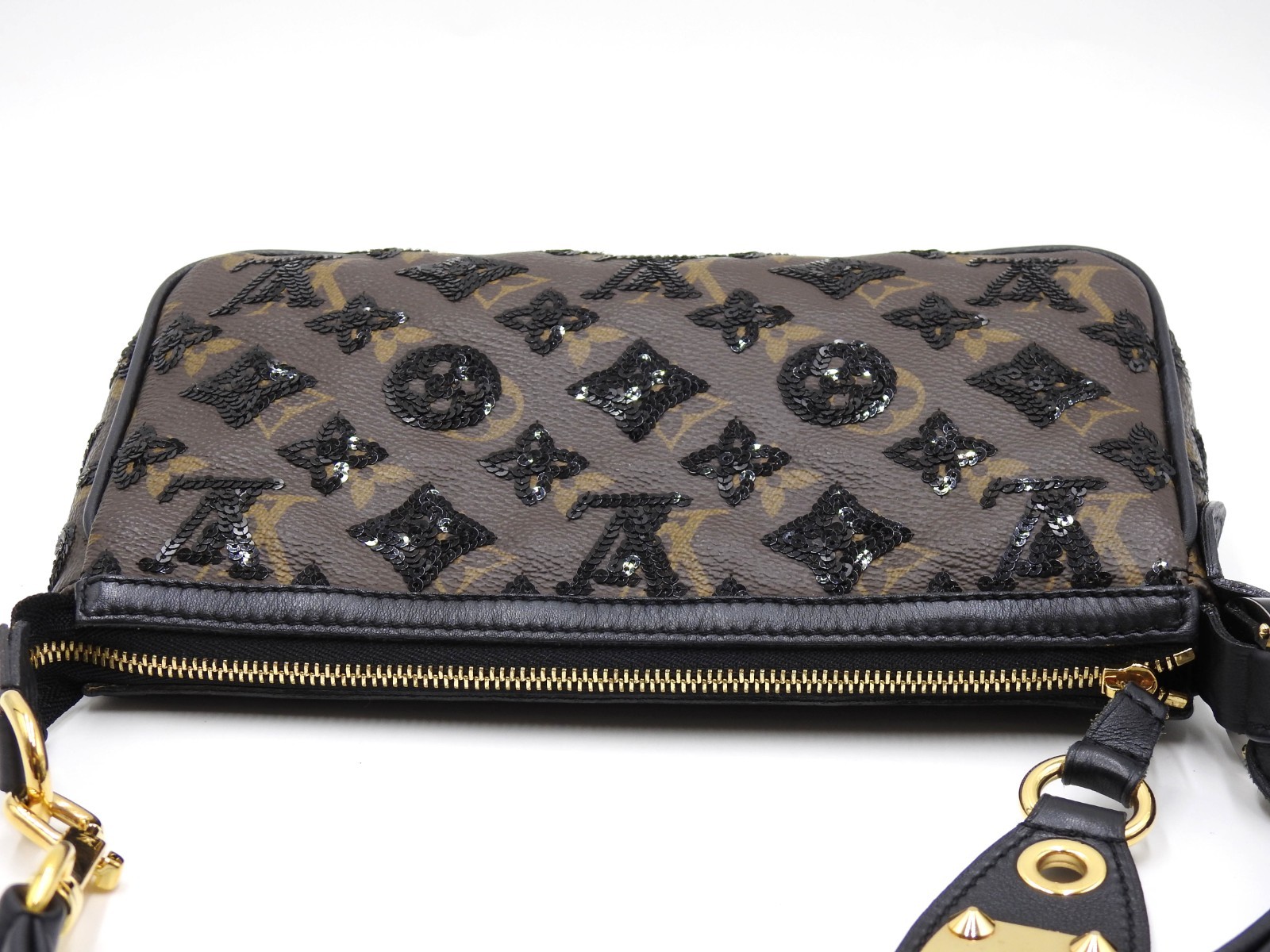 LOUIS VUITTON Monogram Eclipse Sequins Pochette A… - image 7