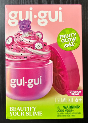Gui Gui Beautify Your Slime Kit Fruity Glow Edit Crunch Slime NEW   