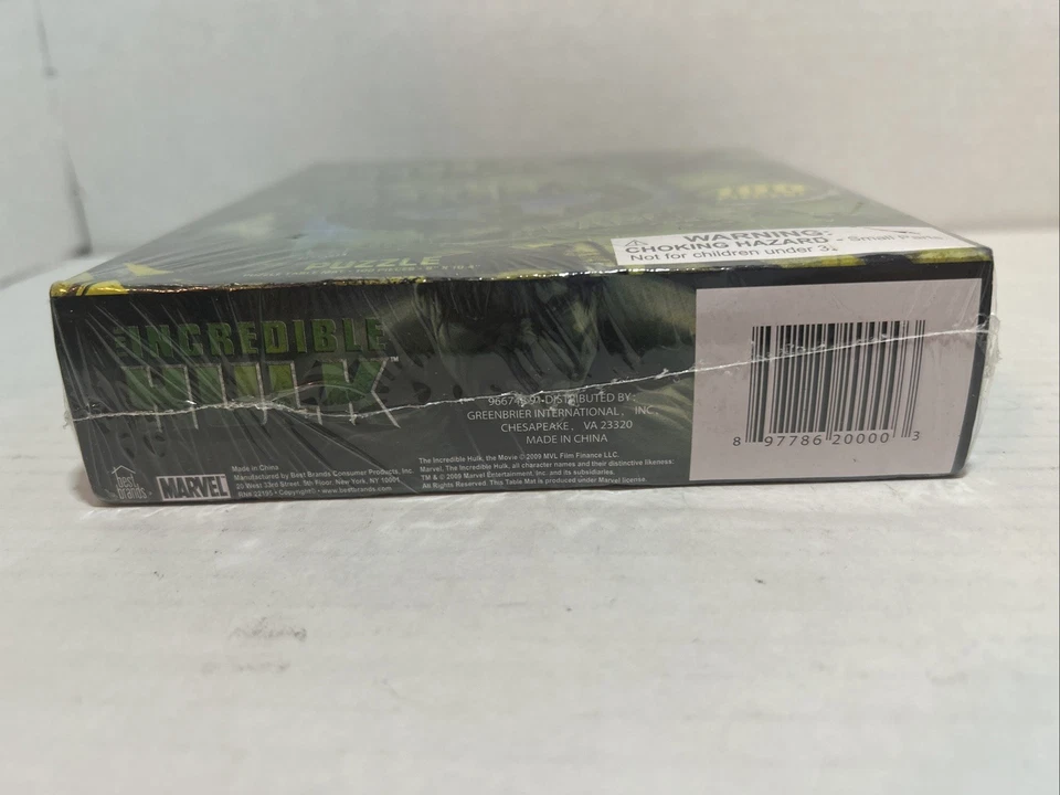 New Sealed! Incredible Hulk Jigsaw Puzzle - Marvel Universe - 100 Pieces - Image 2 of 2