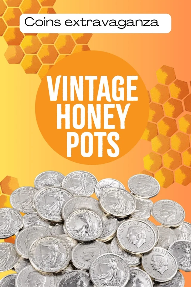Coin Extravaganza | Saturday 1pm | @VintageHoneyPots