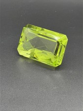 Peridot Green Crystal Gemstone Paperweight - As Is