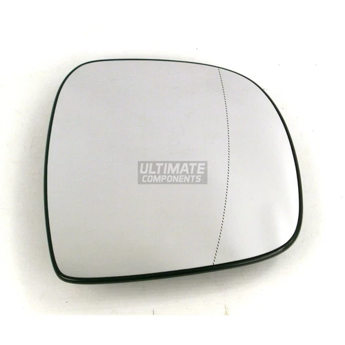 Wing Door Mirror Glass Mercedes Vito W639 Van 2003-2011 Aspherical Drivers Side