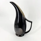 Vintage Redwing MCM Pitcher Ceramic Canada Iridescent Sculptural Spout 40’s