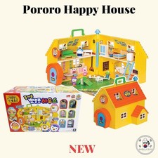 Pororo Happy House Play Set Kids Toy House with Furniture Playset Korean Charact