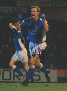 Marcus Stewart [Ipswich Town] Signed 8x6 Colour Photo