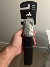 Adidas Braided Stretch Belt Black HS5560 Golf Belt  Fits Up To Size 36  
