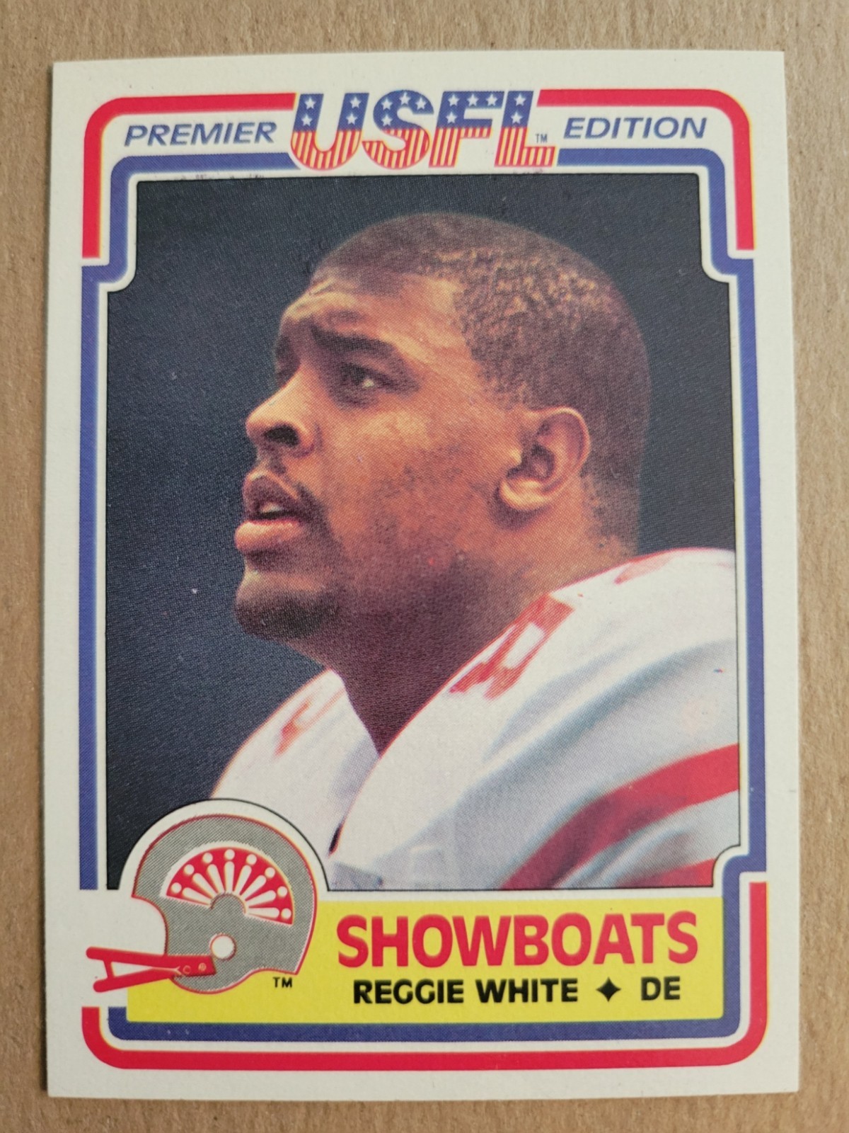 1984 Topps USFL Football Reggie White RC #58