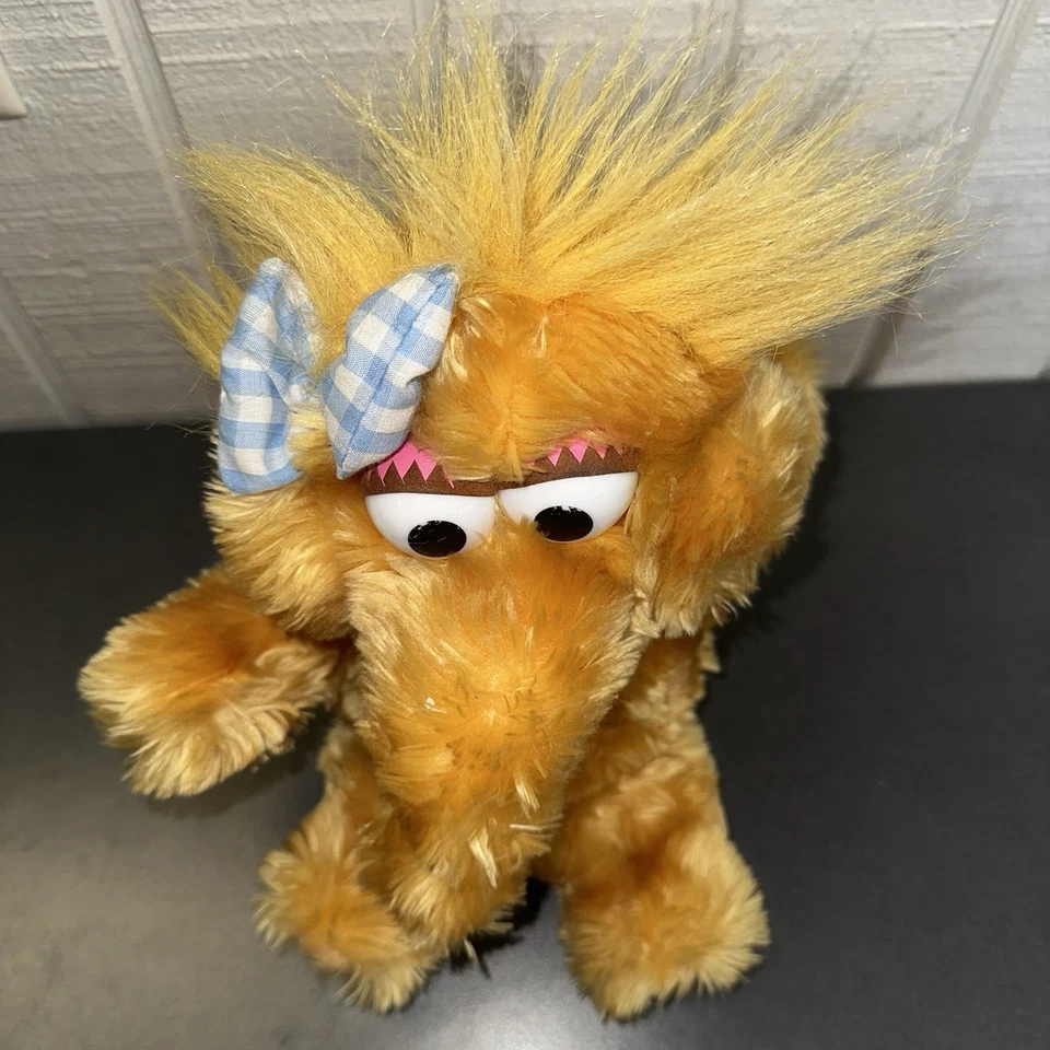 De colección 1988 Applause Sesame Street Baby Alice Snuffleupagus 12" Peluche Muppets Foto 2 de 4
