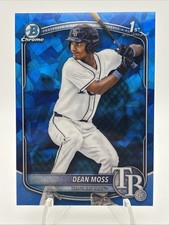 2025 Bowman Draft Dean Moss 1st Bowman Sapphire Rays J