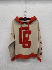 Gucci Felpa con Cappuccio Logo Crema GG Giappone Cintura Esclusiva Classica Uomo Taglia S (veste M) BX4