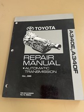 2000 Toyota A340e A340f Automatic Transmission Repair Manual Part Rm833u