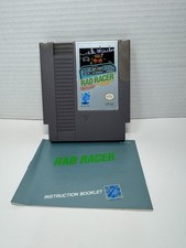 NES RAD RACER WITH MANUAL AND SLEEVE