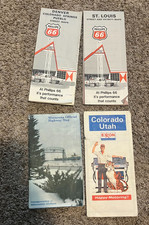 Vintage Phillips 66 Exxon Minnesota Colorado Utah Denver St. Louis Maps