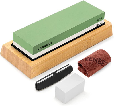 1000 6000 Grit Whetstone Kitchen Knife Sharpening Stones 2 Side Water Wet Stone