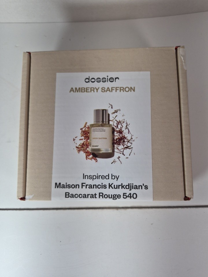 DOSSIER Ambery Saffron 50 mi. Eau De Parfum Pre-owned Open Box