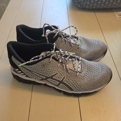 Asics Gel Quantum 360 5 Knit Running Shoes 1022A326 Gray Black Women's Size 10.5