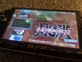 Sony PSP 3001 USA Slim Black Console Working Bundle 32GB Games WORKING TESTED