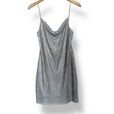 Alice and Olivia Harmony Crystal Mini Dress Sz 2 READ