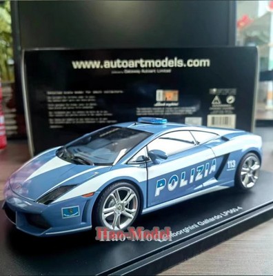 AUTOart 1/18 Lamborghini LP560-4 Gallardo Police Car Model Alloy Diecast Gifts