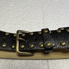 Nicole Miller BROWN GENUINE LEATHER 1 5/8\