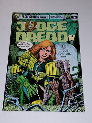 JUDGE DREDD #28 FEBRUAR 1986 BRIAN BOLLAND EAGLE COMICS GESCHENKE 
