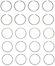 Enginetech S35034 | Premium Piston Rings for 14-19 Mazda 2.5L/2488 | Steel Top