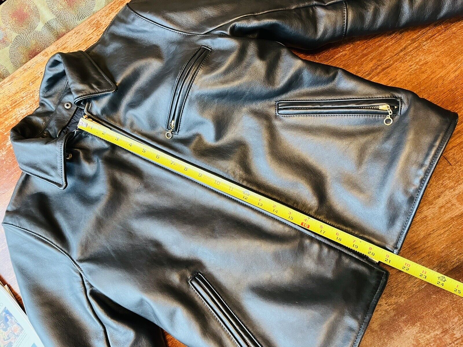 Vanson Oxford / 9D Leather jacket size 40. Black - image 4