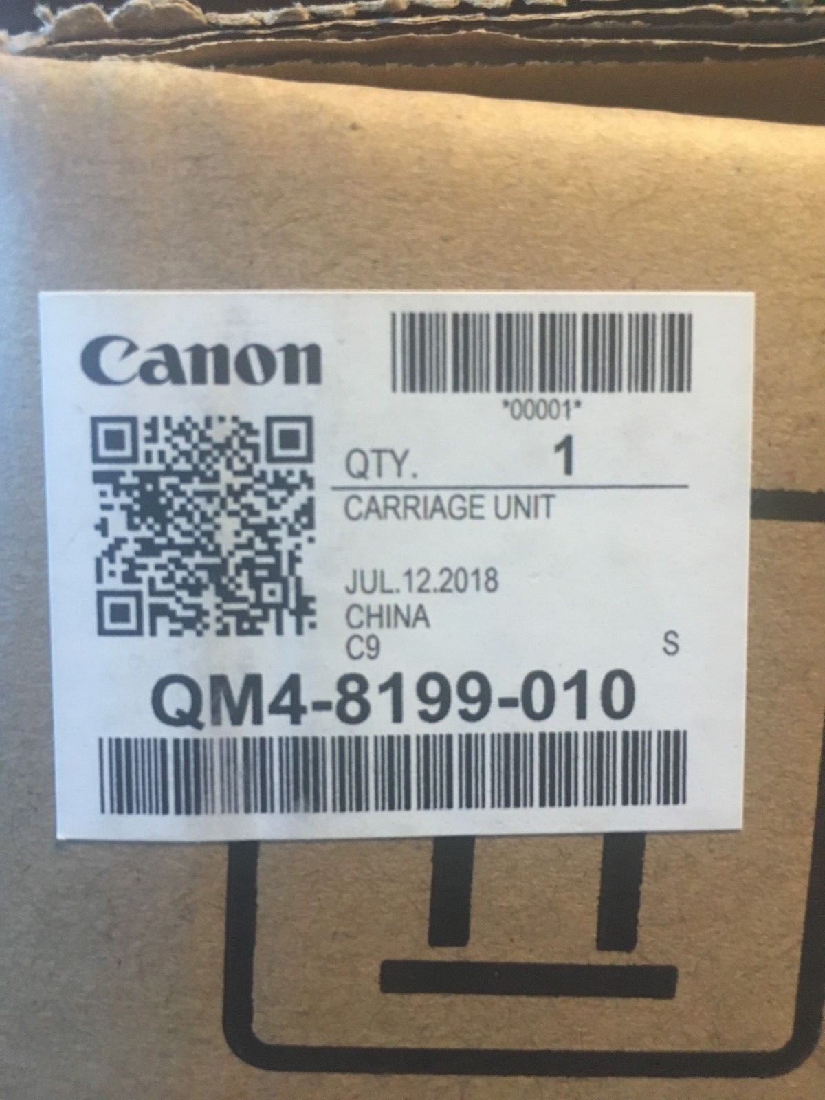 Canon iPF8400/8400S Carriage Unit QM4-8199-010 GENUINE, NEW