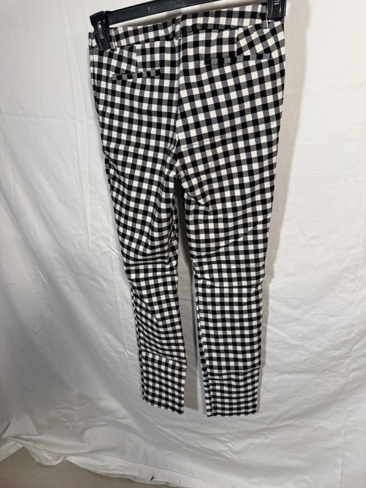 Dalia Basic Front Zip Pants Size 4 Black And Whit… - image 2