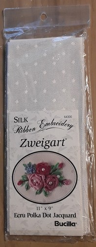 BUCILLA Silk Ribbon Embroidery FABRIC -PICK COLOR, DESIGN, FABRIC NIP - 第 5/5 張圖片